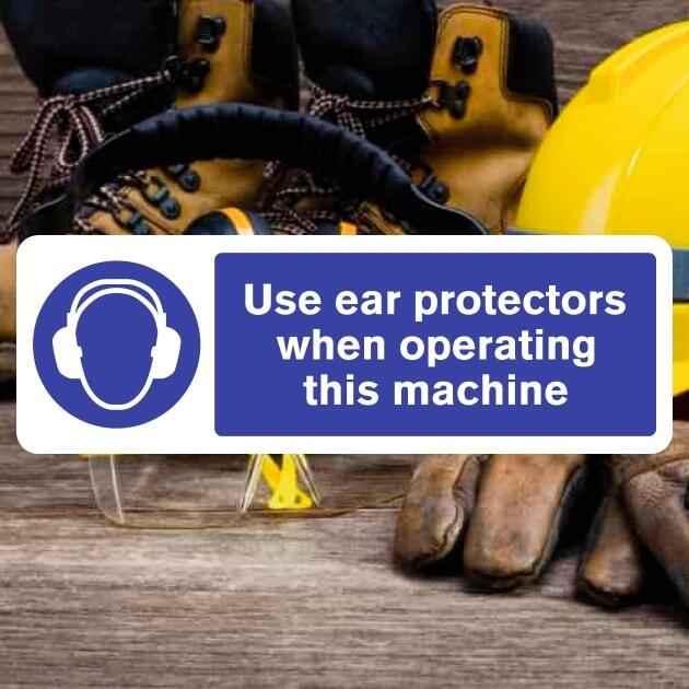 Use Ear Protection Sign-The Safety Sheep Store