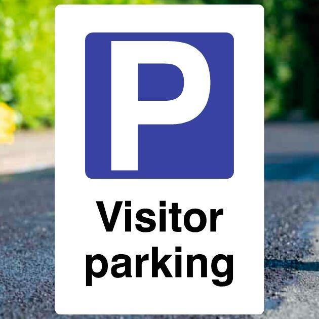 Visitor Parking P Sign-The Safety Sheep Store