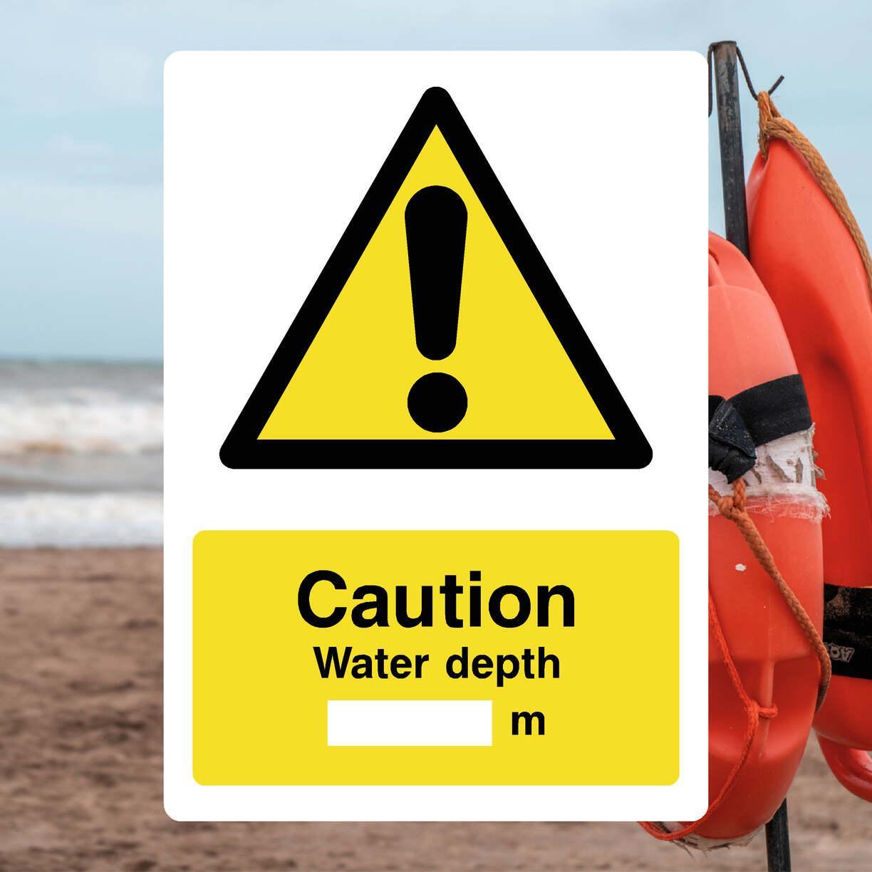 Water Depth Sign-The Safety Sheep Store