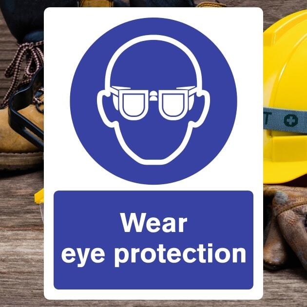 Wear Eye Protection Sign-The Safety Sheep Store