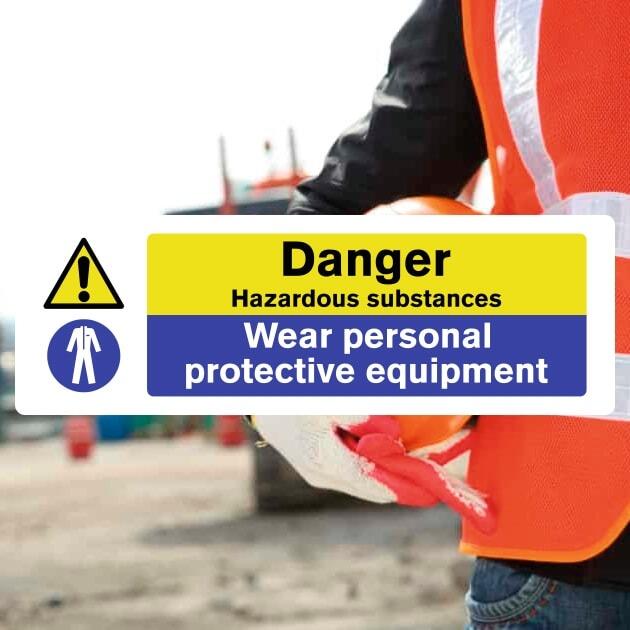 Wear PPE Hazard Sign-The Safety Sheep Store