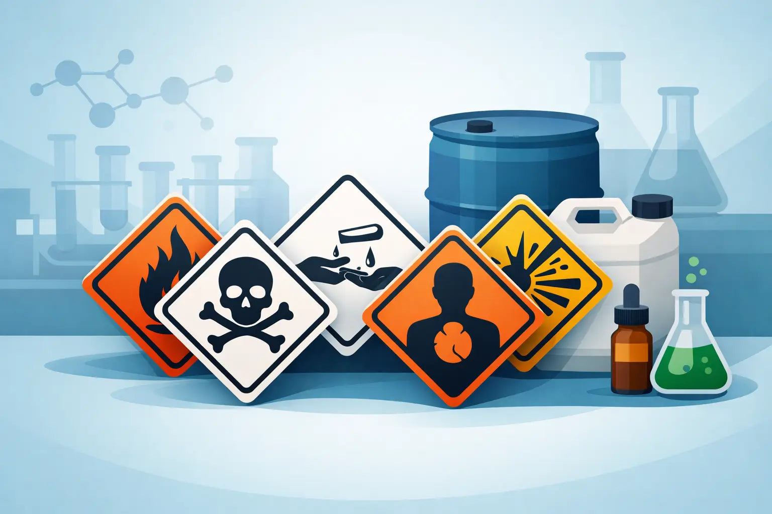 Hazard Warning Signs for Chemicals Explained