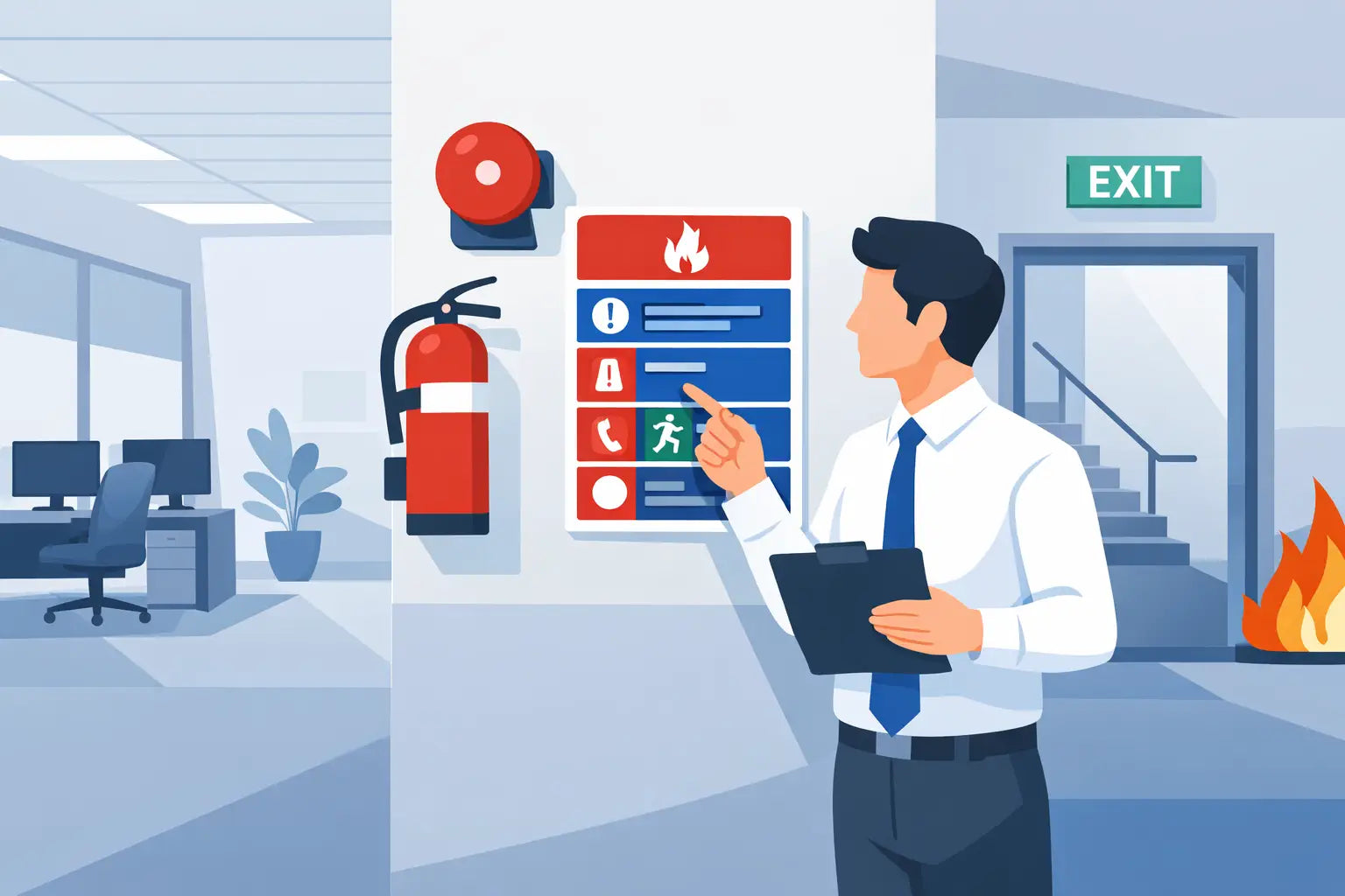 Where Should Fire Action Notices Be Displayed?