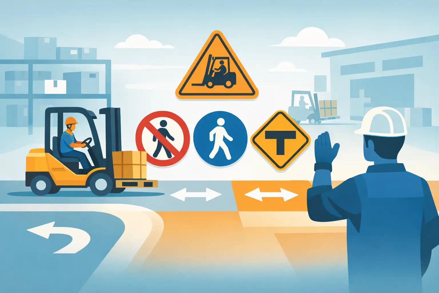 Forklift Traffic Management Signs Explained