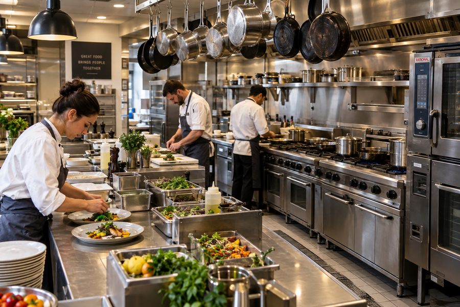 Kitchen Safety Signs: A Checklist for UK Catering Businesses