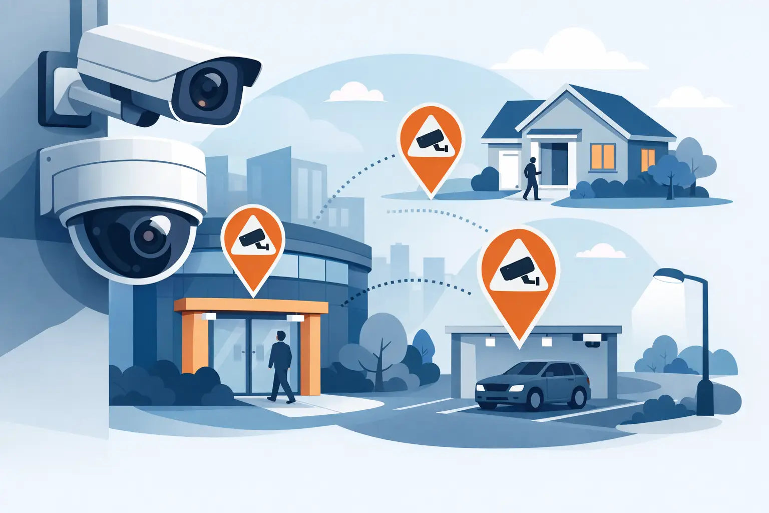 Where to Place CCTV Warning Signs