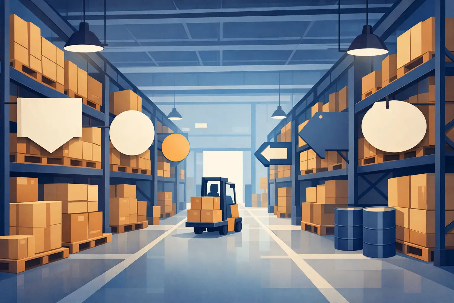 Warehouse Aisle Marker Signs That Work