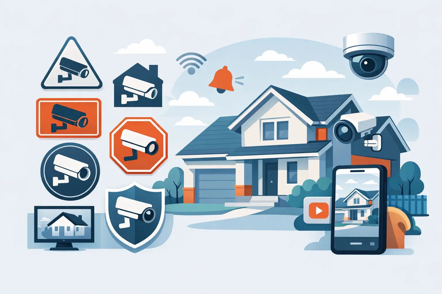 Top 10 CCTV Signs for Residential Houses