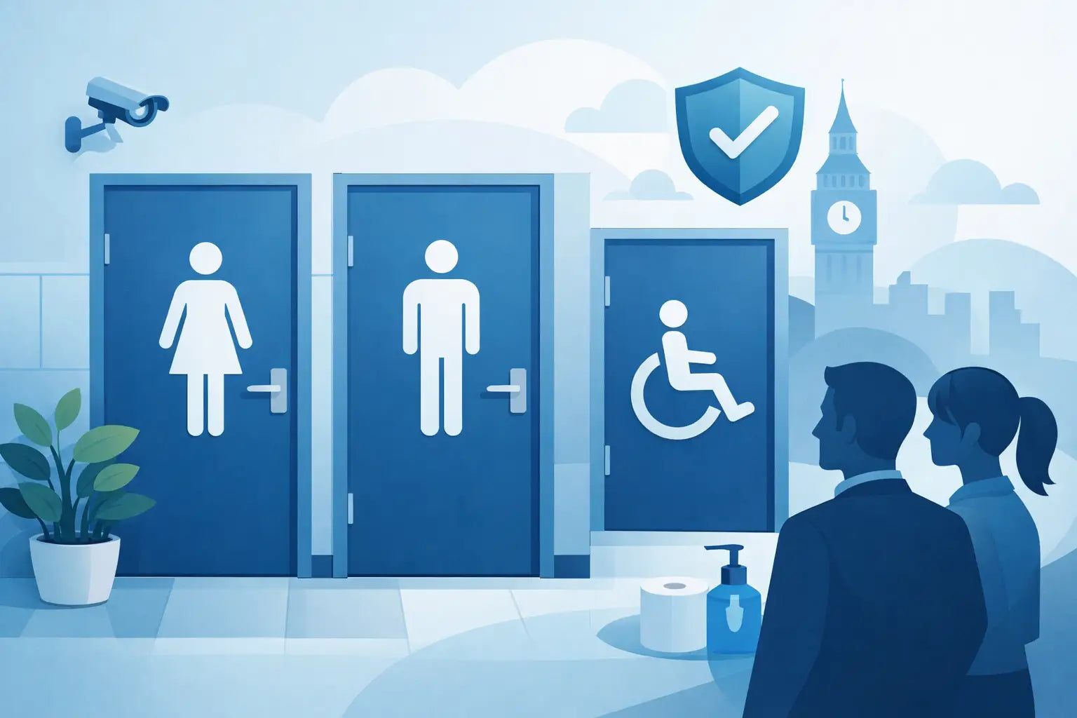 Toilet Door Signs UK for Safer Facilities