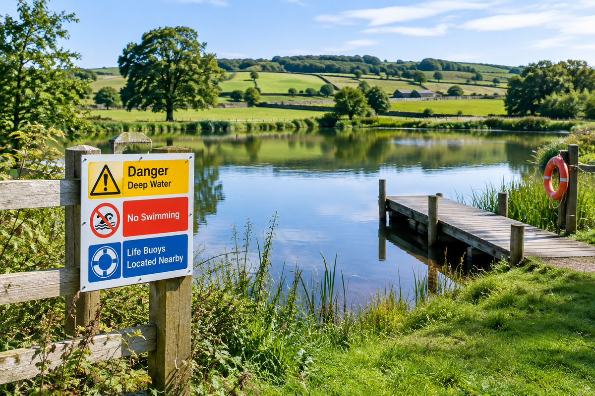 Water Safety Signs: A Checklist for UK Businesses & Landowners