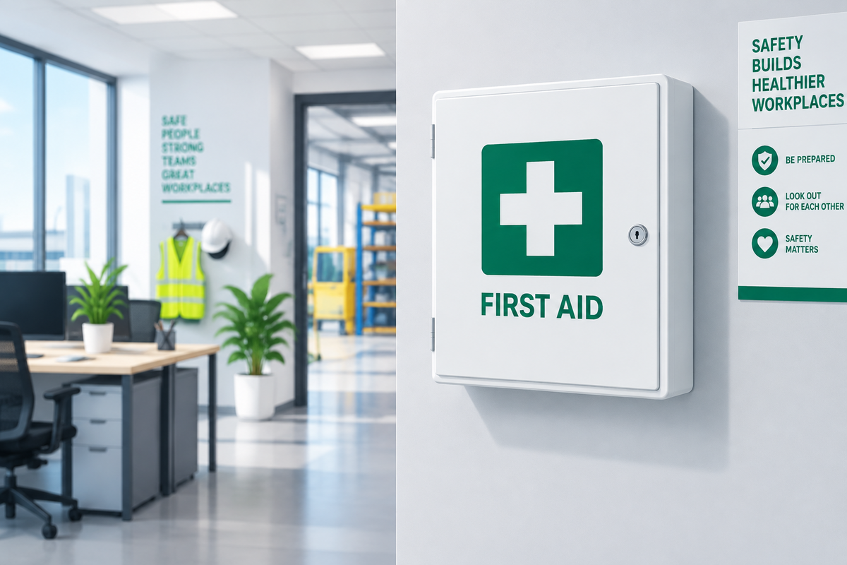 first aid box in office