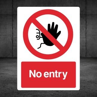 No Entry Signs