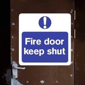 Fire Door Safety Signs