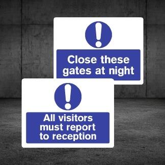 Mandatory Safety Signs