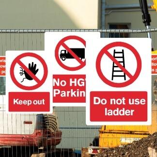 Prohibition Safety Signs