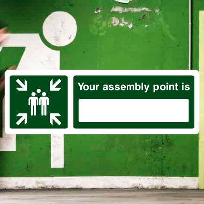 Assembly Point Location Sign - The Safety Sheep Store
