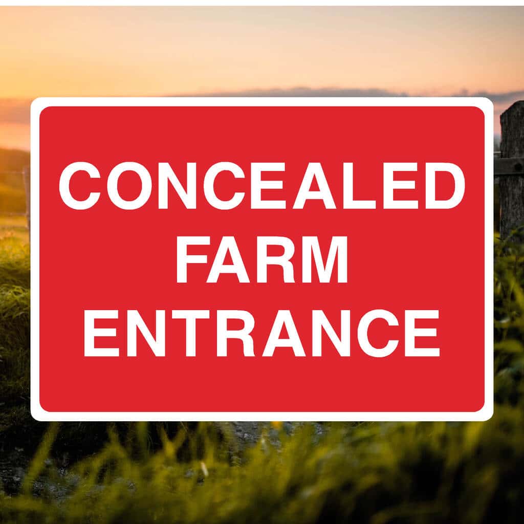 Concealed Farm Entrance Sign - The Safety Sheep Store