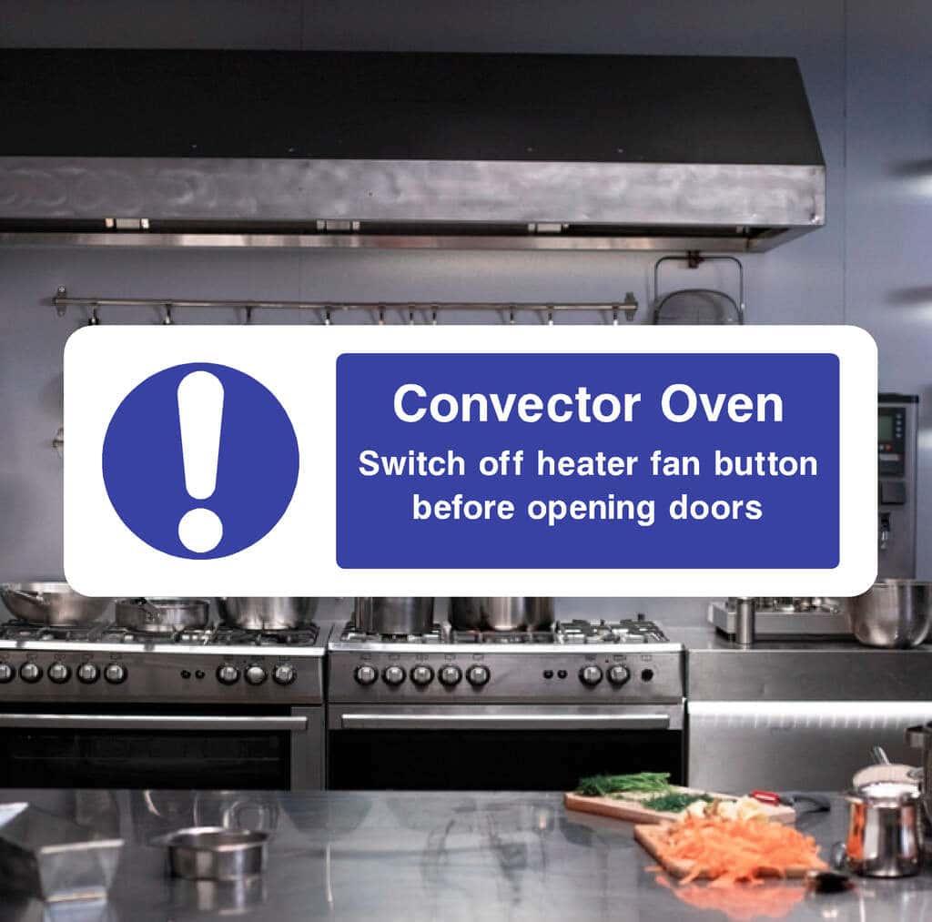 Convector Oven Sign - The Safety Sheep Store