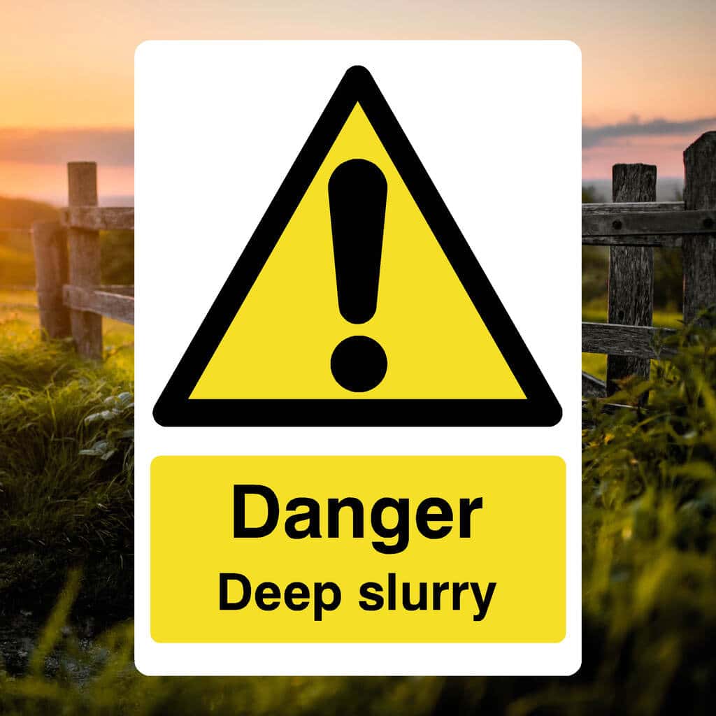 Deep Slurry Sign - The Safety Sheep Store