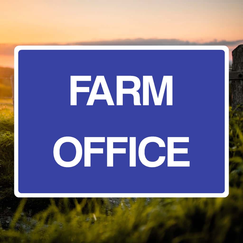 Farm Office Sign - The Safety Sheep Store