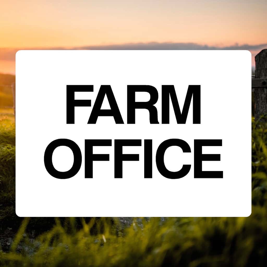 Farm Office Sign - The Safety Sheep Store