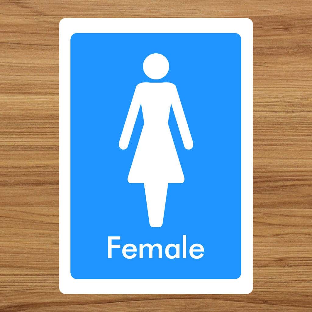 Female Toilet Sign - The Safety Sheep Store