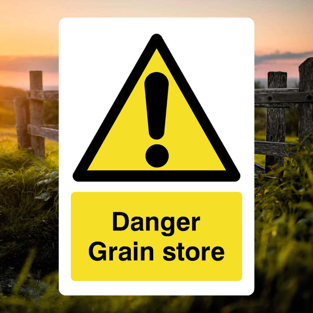 Grain Store Sign - The Safety Sheep Store