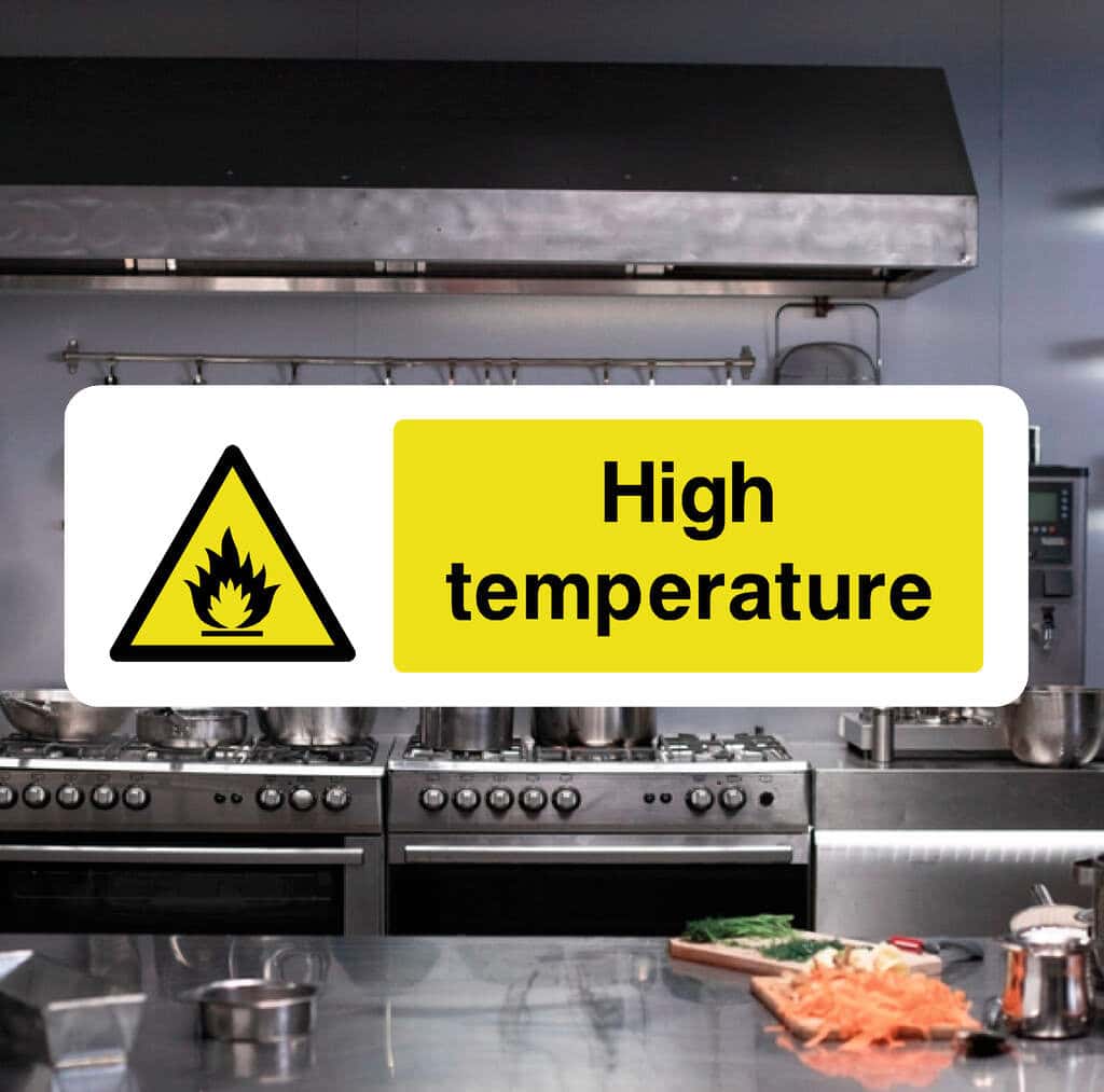 High Temperature Sign - Safety Sheep Store