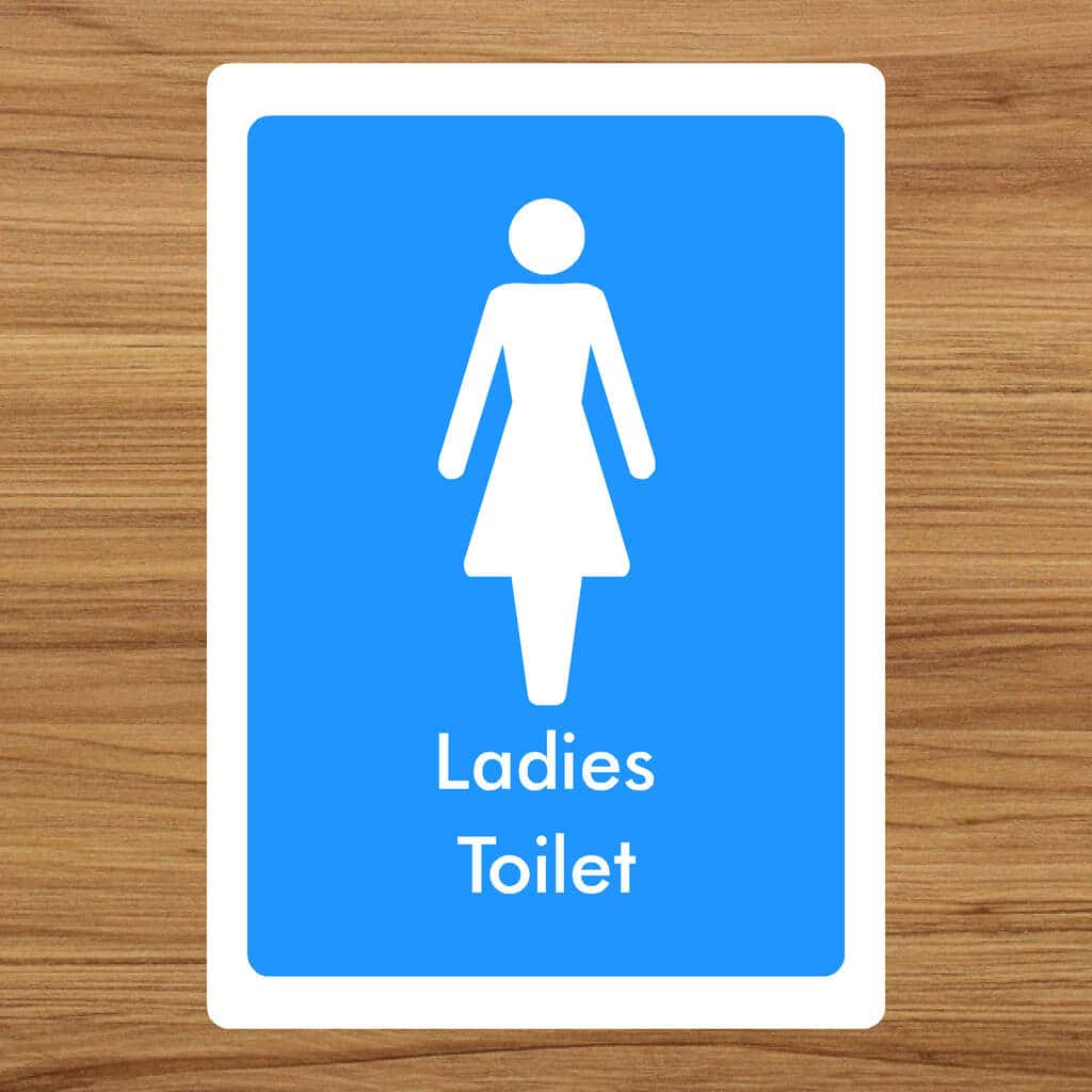 Ladies Toilet Sign - The Safety Sheep Store