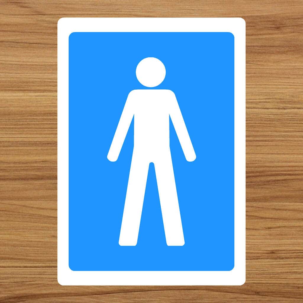 Male Toilet Sign - The Safety Sheep Store