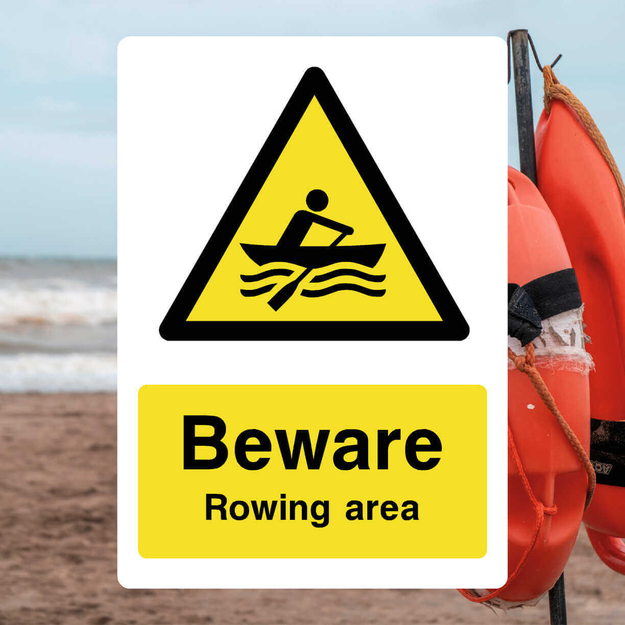 Rowing Area Sign - The Safety Sheep Store