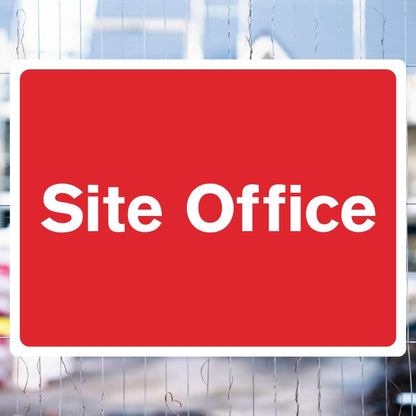 Site Office Sign Red - The Safety Sheep Store