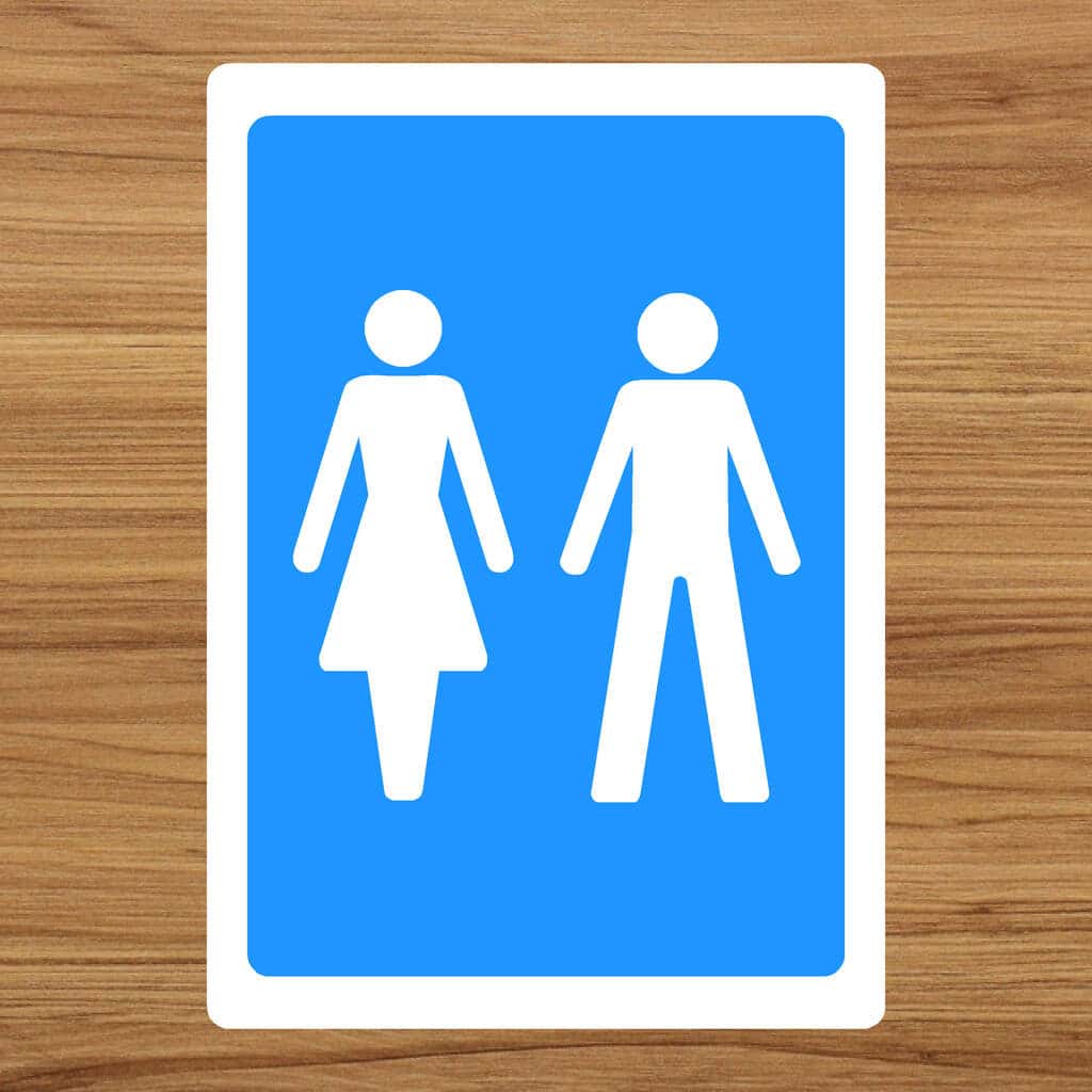 Unisex Toilet Sign - The Safety Sheep Store