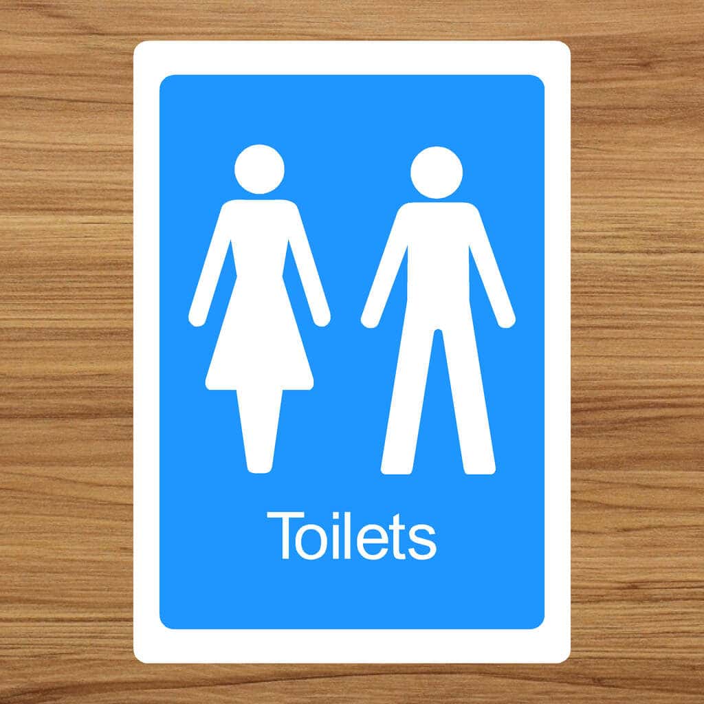Unisex Toilet Sign - The Safety Sheep Store