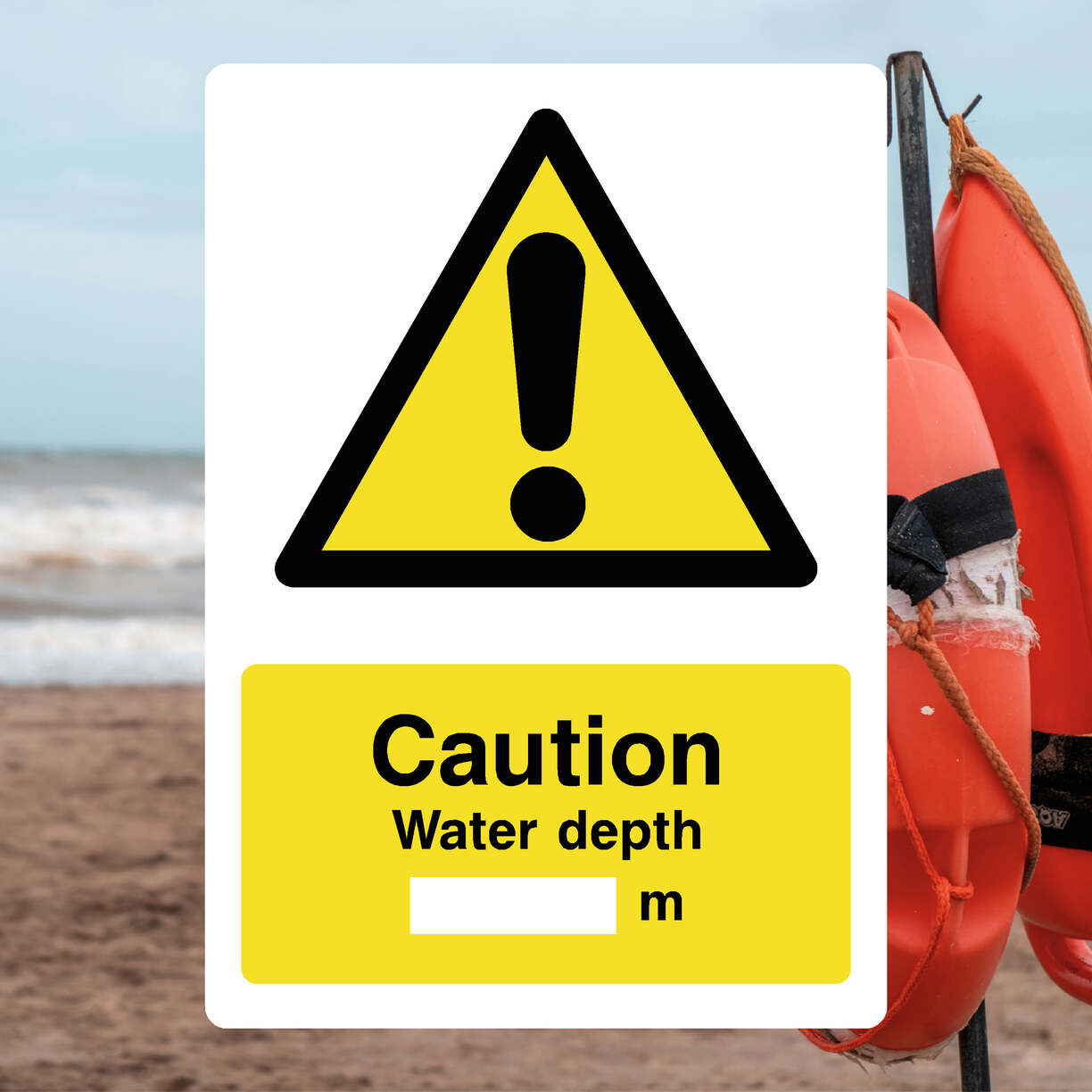 Water Depth Sign - The Safety Sheep Store
