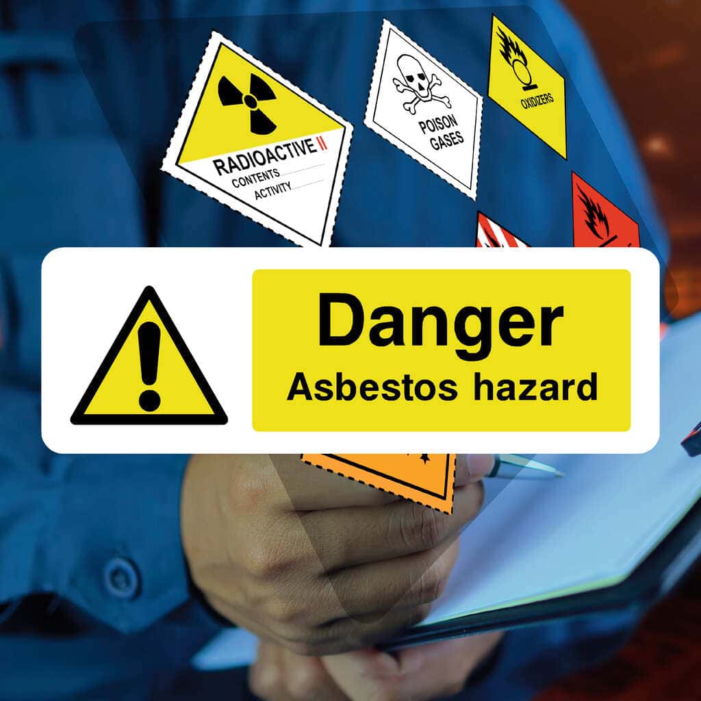 Asbestos Hazard Sign Landscape-The Safety Sheep Store