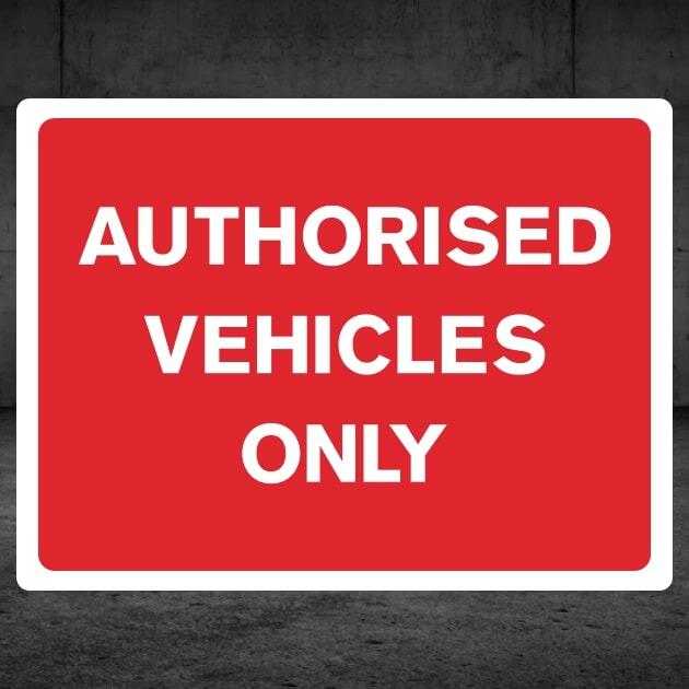 Authorised Access Sign-The Safety Sheep Store