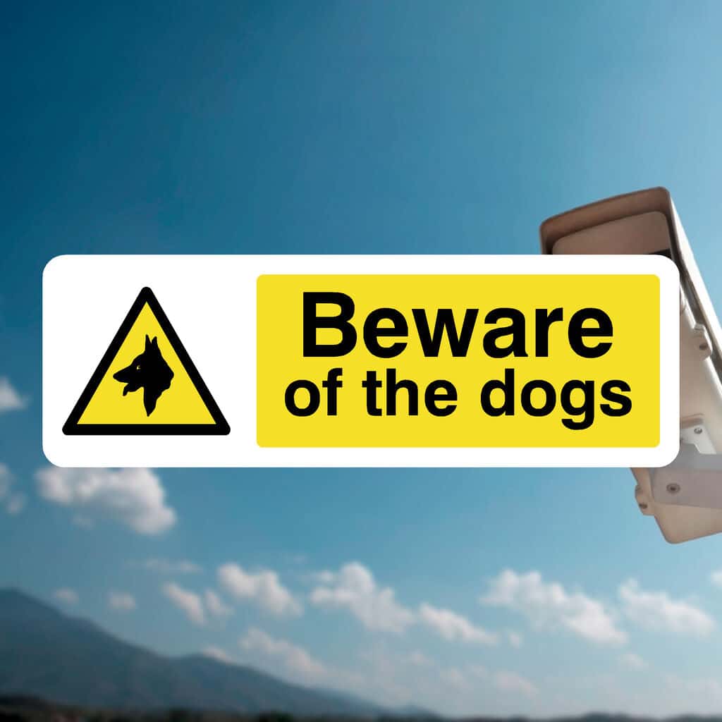 Beware Of The Dogs Sign-The Safety Sheep Store