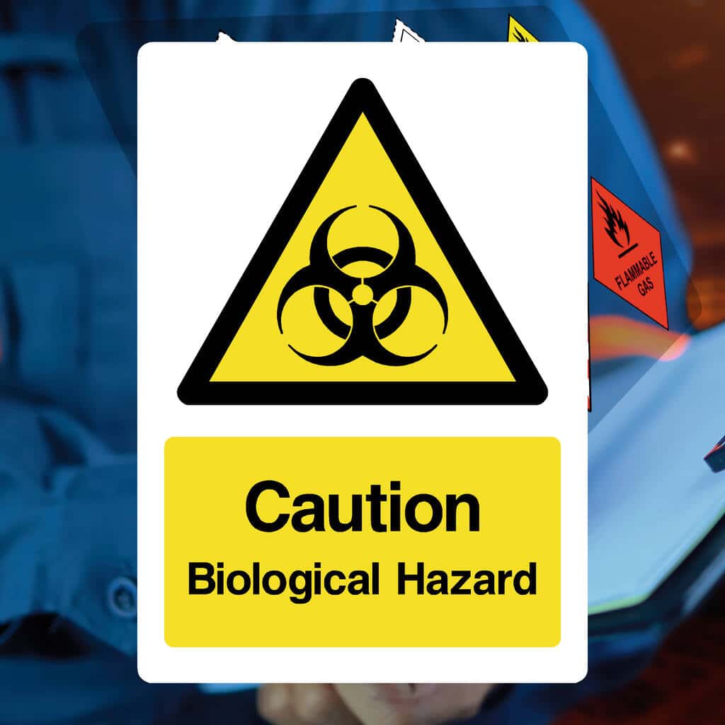 Biological Hazard Warning Sign-The Safety Sheep Store