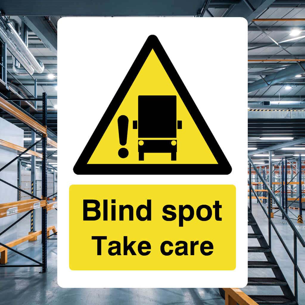 Blind Spot Take Care Sign-The Safety Sheep Store