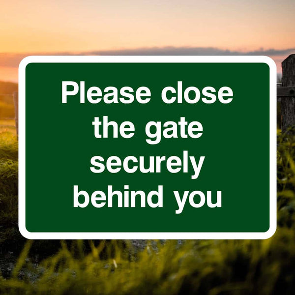 Close Gate Farm Sign | Made in Britain | Safety Sheep – The Safety ...