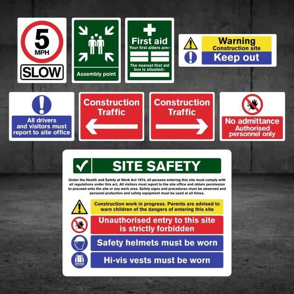 Construction 11‑Pack Signs K – The Safety Sheep Store