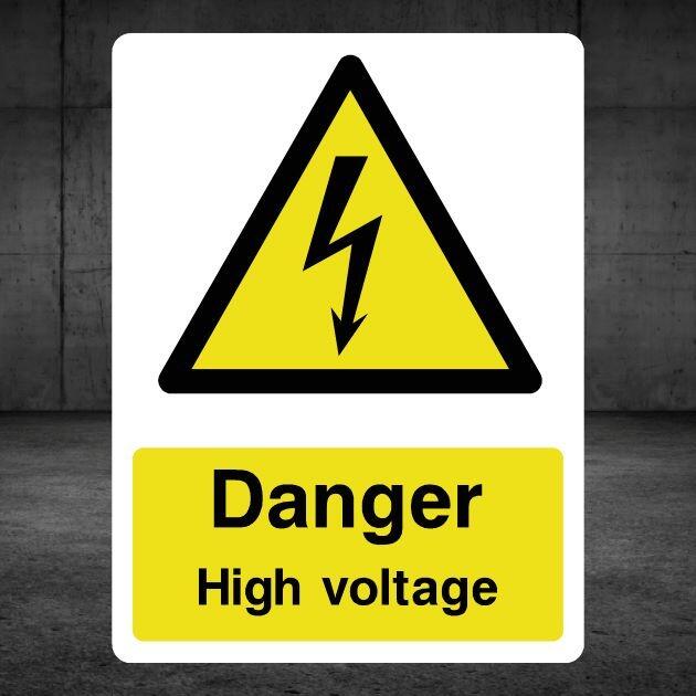 Danger High Voltage Electrical Sign-The Safety Sheep Store