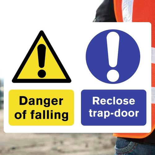 Danger Trap‑Door Hazard Sign | Safety Sign – The Safety Sheep Store