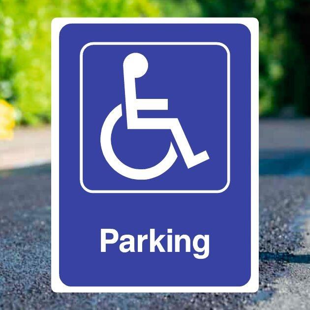 Disabled Parking Sign v5-The Safety Sheep Store