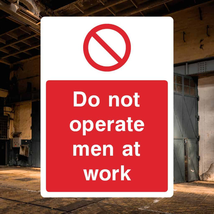 Do Not Operate Work Sign – Safety Sheep – The Safety Sheep Store