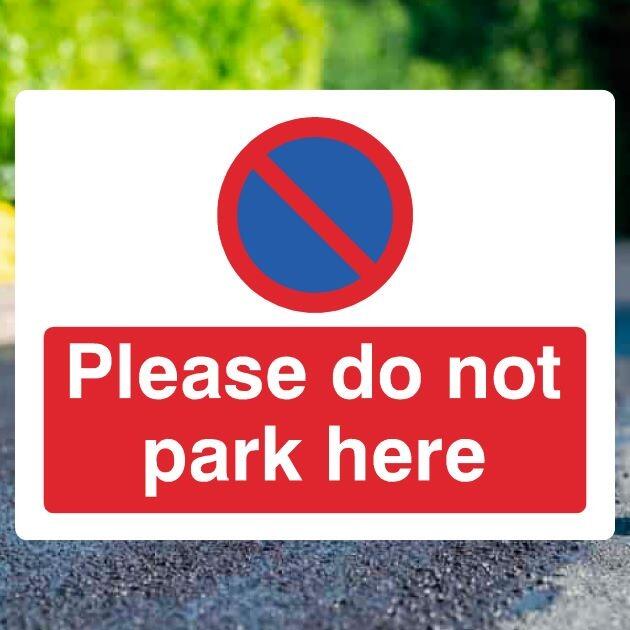 Do Not Park Here Sign-The Safety Sheep Store