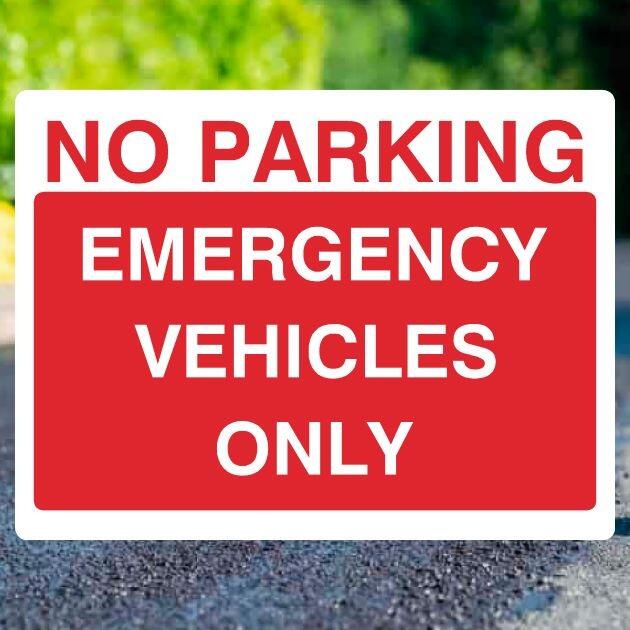 Emergency Access Only Sign-The Safety Sheep Store