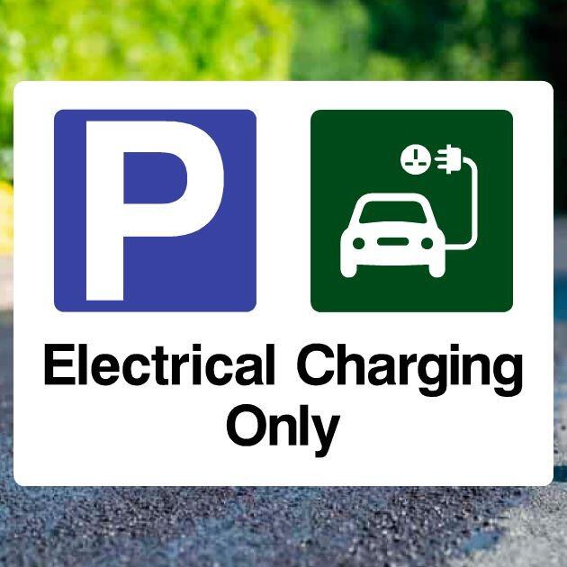 EV Charging Only Sign v3-The Safety Sheep Store
