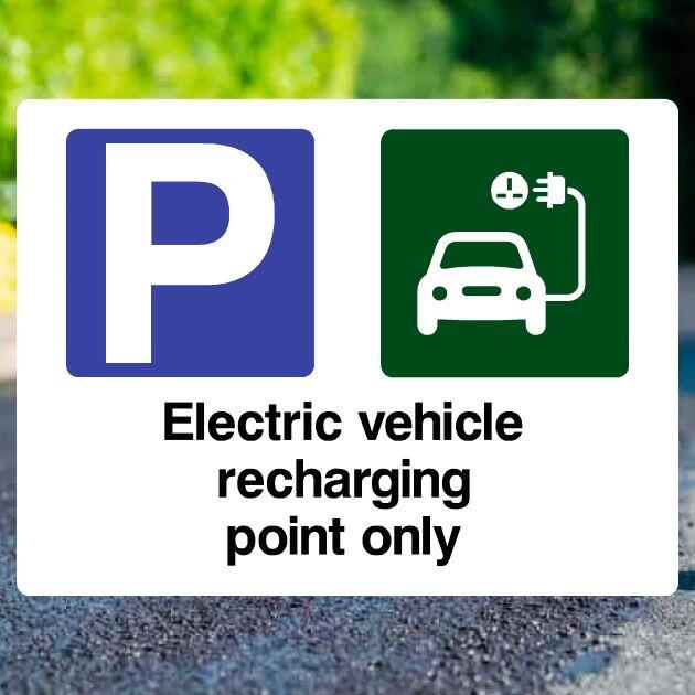 EV Charging Point Only Parking Sign – The Safety Sheep Store